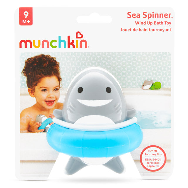 Sea Spinner™ Wind-Up Shark Bath Toy