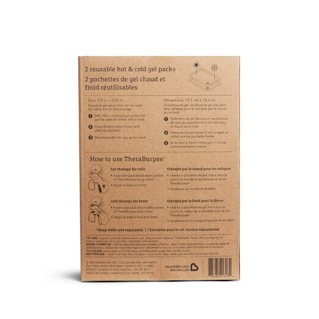 TheraBurpee™ Hot & Cold Gel Packs for Colic & Fever Rescue Kit, 2pk