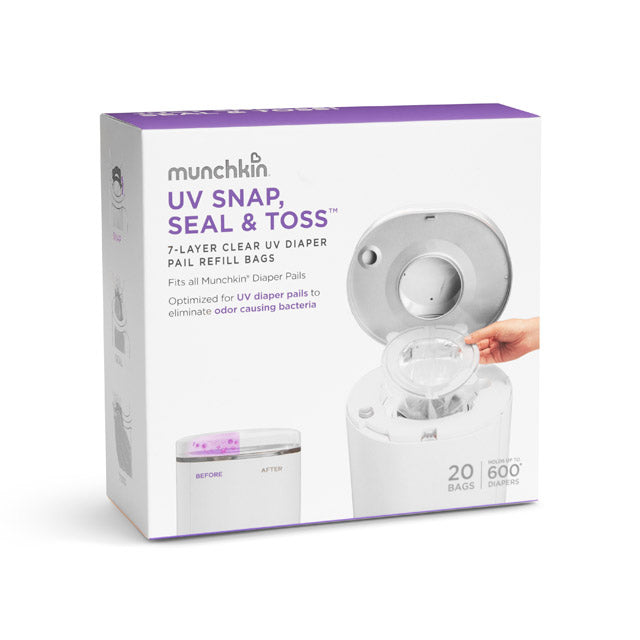 UV Snap, Seal & Toss™ Diaper Pail Refill Bags, 20pk