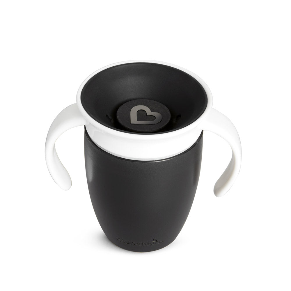 Miracle® 360° Black & White Trainer Cup, 7oz, 2pk