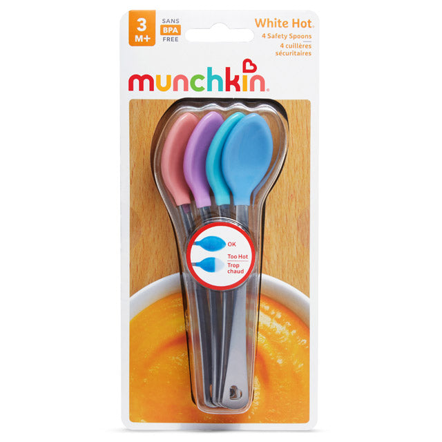 White Hot® Safety Spoons, 4pk
