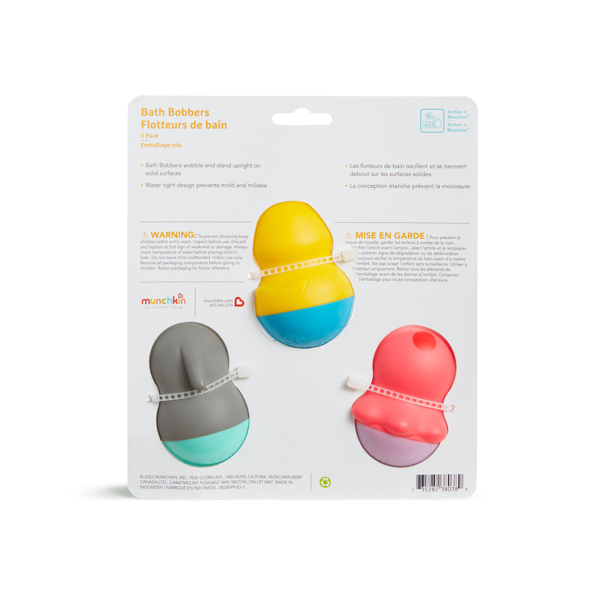 Bath Bobbers™ 3pk, Octopus, Walrus & Dolphin