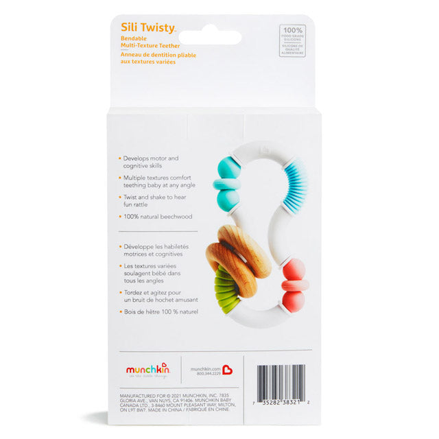 Sili Twisty™ Bendable Multi-Texture Teether Toy
