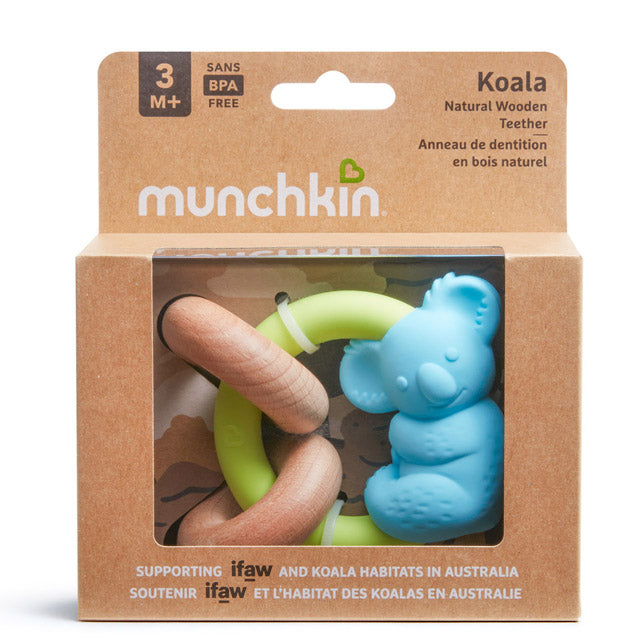 WildLove Koala Natural Wooden Teether