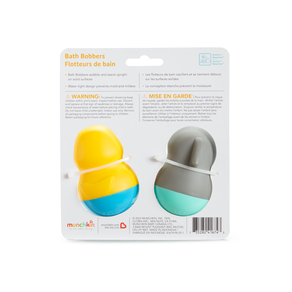 Bath Bobbers™ 2pk, Walrus & Dolphin