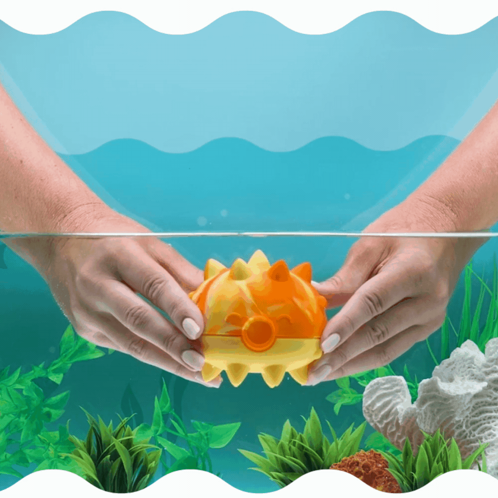 Pop Squish™ Popping Bath Toy, Turtle/Pufferfish, 2pk